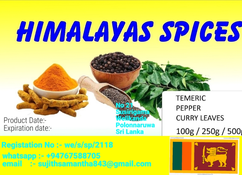 100% natural spices 